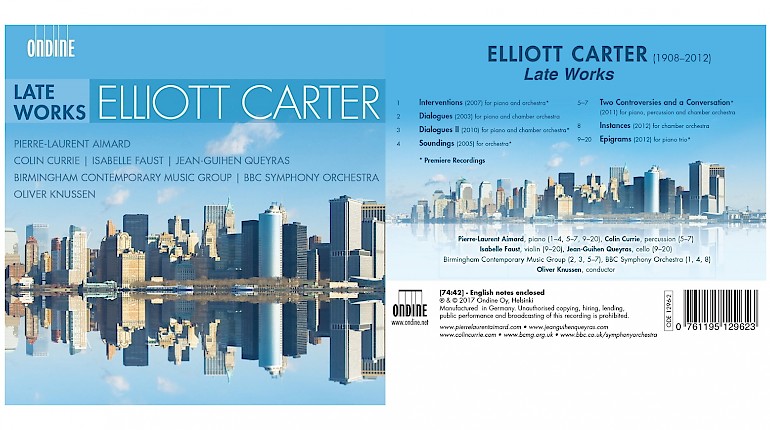 New Recording of Elliott Carter Late Works